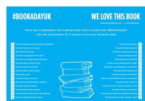 Hashtag #bookadayuk: Topics for September 2014