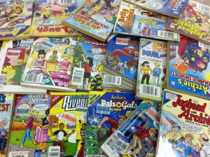 Our collection of Archie, Jughead, Betty and Veronica comics