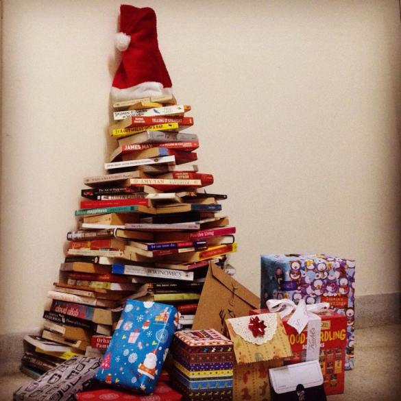 My best friends built this tree for our book club!